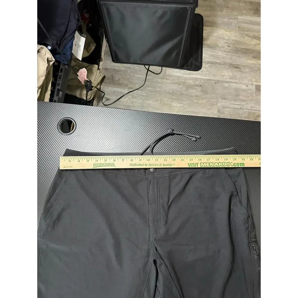 North Face Pacific Creek Boardshorts Black Size 40 Hybrid Shorts Pockets